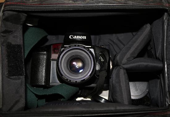 Canon camera & case